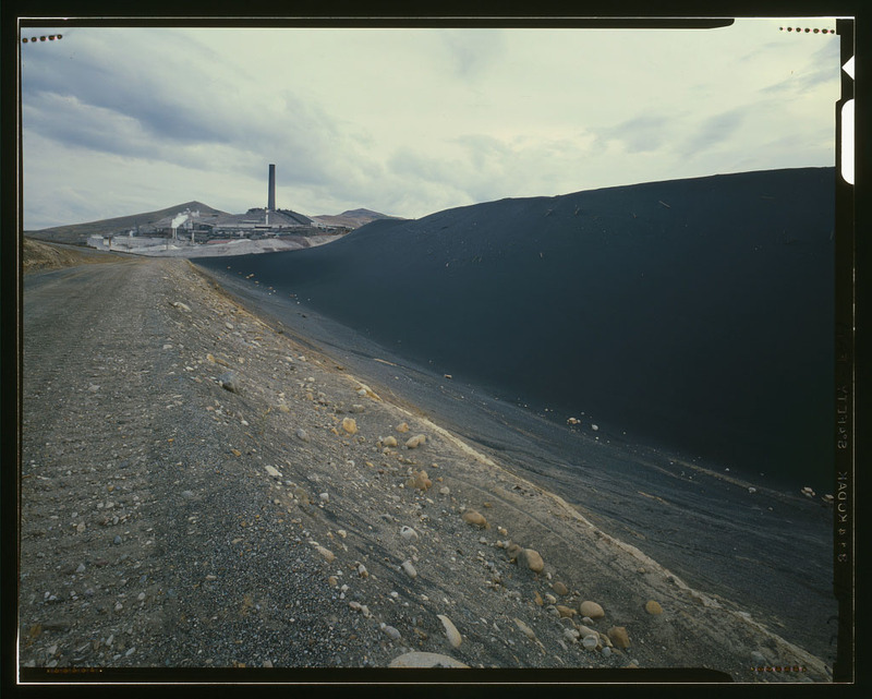 General View of the "Big Stack" and Slaghead at the Washoe Smelter