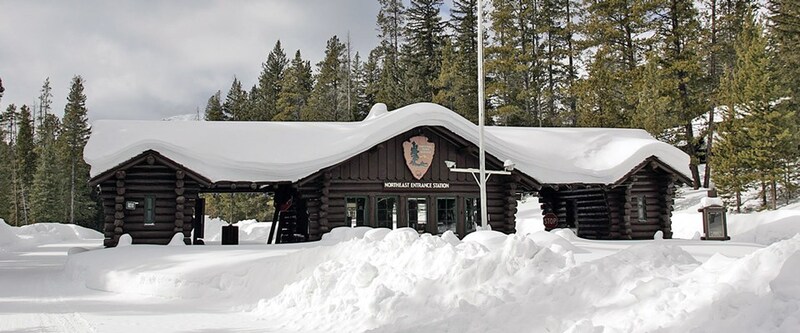 Northeast Entrance Station, Yellowstone National Park, Cooke City-Silver Gate, MT