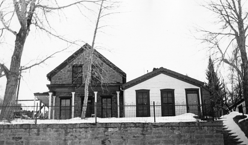 George E. Gohn House and Jim Emslie House, Virginia City, Montana.