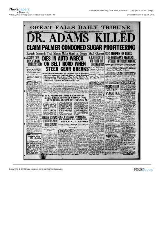 Dr Adams dies p 1 Great_Falls_Tribune_Thu__Jun_3__1920_ (1).pdf