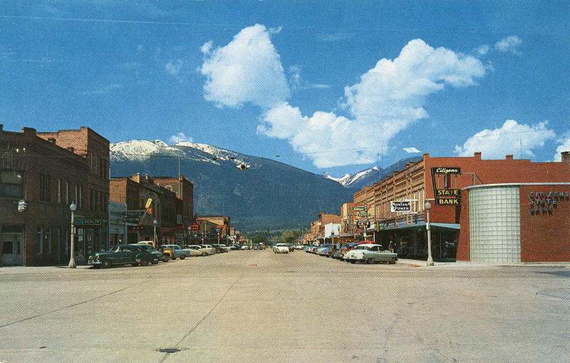 Photo postcard of Hamilton, Montana