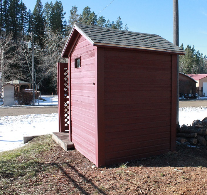 Monarch Depot outhouse, Monarch, MT