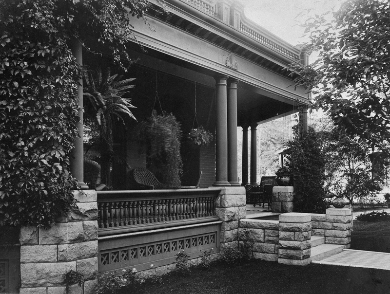 Governor's mansion, detail