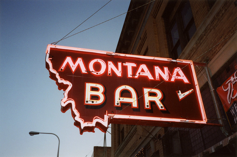 Neon Sign for the Montana Bar