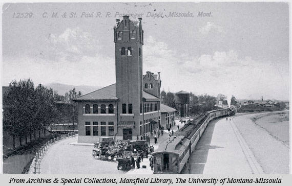 C.M. and St. Paul Railroad Depot, Missoula