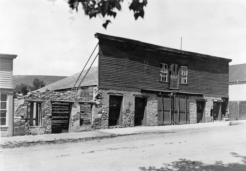 Old Kiskadden Livery Stable, Wallace Street, Virginia City, Montana.