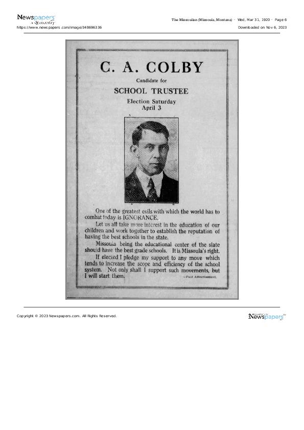 Claude Colby trustee candidate ad The_Missoulian_Wed__Mar_31__1920_.pdf