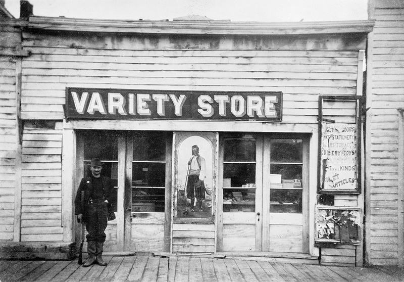 Blue Front/Buttermore Variety store, Virginia City, Montana