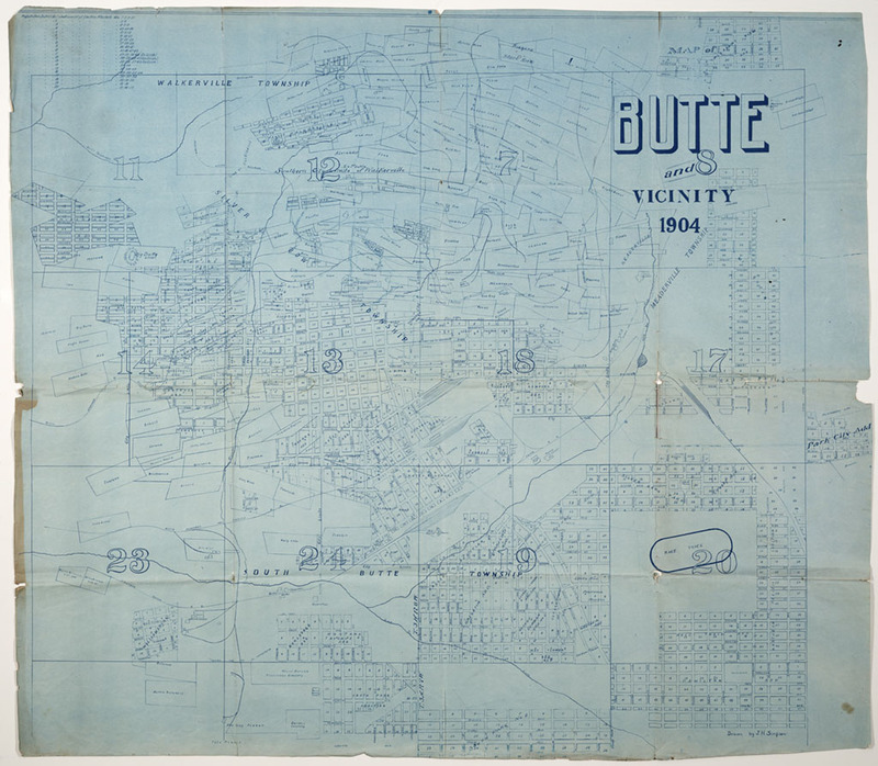 Map of Butte and vicinity, 1904