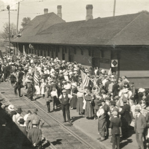 Soldiers Leaving for World War I