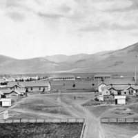 Fort Missoula, Montana, from old sutler's store, 1886