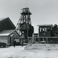World Museum of Mining with view of Orphan Girl Mine Headframe