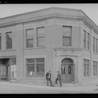 Bank founded by Charles Morris during the boom days. Closed at present. Pony, Montana