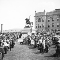 Unveiling of statue, Capitol building