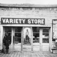 Blue Front/Buttermore Variety store, Virginia City, Montana